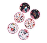 UPKOCH 6pezzi Coppette Assorbilatte Riutilizzabili Pz Tappetini Assorbenti Per Seno Stampa Lavabili e Traspiranti Per Maternità