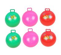 UPKOCH 6Pezzi Palline Gonfiabili per Maniglia Palle Rimbalzanti Colorate Indoor e Outdoor Sicure e Resistenti All Impatto Design Cartoon Facile da Gonfiare
