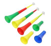 UPKOCH 6pezzi Trombe Telescopiche Plastica Per Eventi Sportivi Giocattoli Musicali Per Feste e Celebrazioni Rendi Uniche Le Tue Occasioni