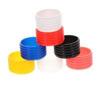 UPKOCH 7 Grip Tennis in Silicone Fasce Elastiche Antiscivolo per Racchette Tennis Badminton e Squash Accessori Protettivi Assorbenti per