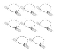 UPKOCH 8 pezzi di ancoraggi per mobili: ancoraggi antiribaltamento per mobili a prova di bambino - elementi di fissaggio a parete con cinghie per la sicurezza della parete della cassettiera