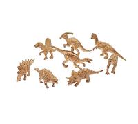 UPKOCH 8 Pezzi Di Dinosauro Modelli Di Dinosauri Giocattolo Di Dinosauro Di Simulazione Giocattoli Di Dinosauro Decorazioni Per Feste Di Dinosauri Mini Dinosauri Plastica D'oro