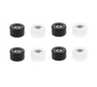UPKOCH 8 pezzi Finger Skateboard Wheels and Bearings Set Precision Metal Bearings for Smooth Rotazione Repair and Upgrade Kit Compact Fingerboard Accessory for Boys