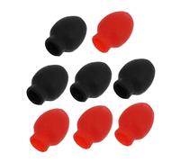 UPKOCH 8 Pezzi Punte Silicone Elastiche per Bacchette da Batteria Smorzatori Silenziati per Percussioni Accessorio Pratico per Esercizi senza Rumore Compatibili con La