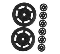 UPKOCH 8 Pulley Wheel con Cuscinetto in Nylon per Palestra Domestica Scorrimento Silenzioso Core Rinforzato per Resistenza Elevata Compatibile con Macchine Cavo e Attrezzature