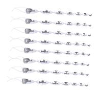 UPKOCH 8pezzi Bastoncini Spirale Riflettenti per Scaccia Uccelli in Plastica Sicura Effetto Rifrazione Multiangolare con Movimento Vento per Giardino Balcone e Alberi da Frutto