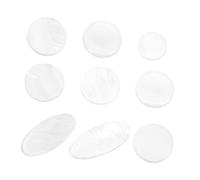 UPKOCH 9 Pezzi Pulsanti per Saxofono Bianca Accessori per Riparazione Professionale Compatibili con Soprano e Design Ergonomico e Comfort per Musicisti
