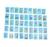 UPKOCH 90pezzi Flash Cards Lingua Thai Per Schede Educative Per Sviluppo Del Vocabolario e Apprendimento Dei Per e Genitori