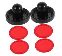 UPKOCH Accessori Hockey Tavolo con Spingitori e Palle Maniglie Pratiche Fluido per e Divertimento Interattivo Resistente e Facile Usare
