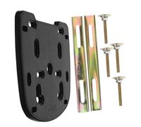 UPKOCH Adattatore Base di Supporto Portapacchi Moto Rinforzata con Viti per Contenitore Posteriore Base in PP e Ferro Resistente Facile da Installare Compatibile con Schienale