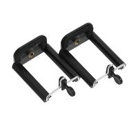 UPKOCH Adattatore Per Treppiede Telefono Clip Selfie, Supporto Regolabile Larghezza 5,5-8,5 Mm, Set 2 Pezzi in Plastica e Metallo Per Smartphone, Montaggio Per Fotografia e Video