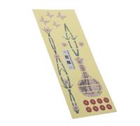 UPKOCH Adesivo Per Chitarra - Decorazione Della Paletta Della Chitarra Elettrica - Toppa Per Chitarra Con Motivo Alla Moda Per