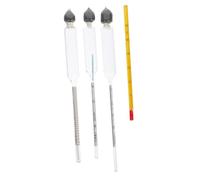 UPKOCH Alcolimetri per Vino con Termometro Misuratore di Gradazione Alcolica Riutilizzabile con Scala Chiara per Analisi Sensoriale e Degustazione Strumento Preciso per Casa Bar e