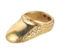 UPKOCH Anello per Il Pollice da tiro con L'Arco - Anello per Il Pollice in Ottone Fatto a Mano per Accessori da Caccia con L'Arco all'aperto - Linguetta per Le Dita per Allenamento e