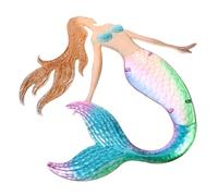 UPKOCH attaccapanni in Ferro battuto Decorazione costiero Decorazioni Spiaggia Arredamento Sirena in Metallo Arredamento a Sirena per la Camera da Letto Hangings da Parete Ferro da Stiro