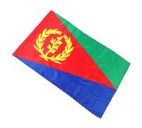UPKOCH Bandiera eritrea Bandiere dell'Eritrea per l'esterno bandiera decorativa bandiera appesa al festival bandiera nazionale dell'eritrea bandiera della bandiera nazionale poliestere