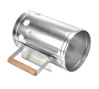 UPKOCH barilotto di accensione Campeggio Portatile a Carbone Barbecue carbonella Barattolo di avviamento al Carbone Strumento di Cottura all'aperto di Legno Argento