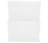 UPKOCH Barriera Antiacqua per Vasca da Bagno in PVC 2 Pezzi, Paraspruzzi Flessibile per Bagno e Lavandino