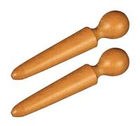 UPKOCH Bastoncini da Massaggio in Legno Naturale 2 Massaggiatore per Punti Trigger e Agopuntura Strumento Portatile per della e Rilassamento Muscolare Corpo Completo