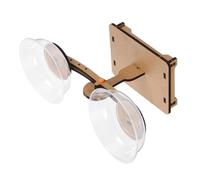 UPKOCH Bilancia in Legno per Gioco Educativo Montessori Giocattolo Bilancia di Pesatura in Legno Naturale Laboratorio Scientifico per Ragazzi e Ragazze per Imparare Peso e Calcolo