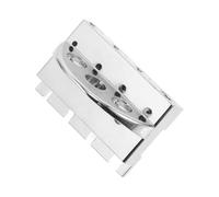 UPKOCH Bloccacorde in Ottone per Chitarra Bloccacorde per Ponte senza Paletta Morsetto di Bloccaggio per Basso Argento Parte di Ricambio per Chitarra Elettrica