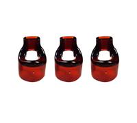 UPKOCH Bocchino Sostitutivo per Flauto 3 Pezzi Testa di Flauto in Plastica Resistente Accessorio per Ausilio al Soffio Compatibile Flauti a 6 e 8 Fori per Principianti e