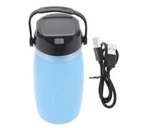Upkoch Bollitore Con Ricarica Solare Usb Portatile 1 Pezzo Lampada Led Da Campeggio Multifunzionale Bottiglia D'Acqua Con Luce Notturna Per Viaggi Ed Escursioni Design Leggero E Compatto