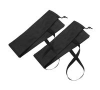 UPKOCH Borsa Porta Ombrello Oxford Nero con Fondo Rotondo e Coulisse, Riutilizzabile, 2 Pezzi, per Viaggi e Organizzazione