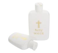 UPKOCH Bottiglie d Acqua Benedetta da 100ml e 60ml Facili da Pulire 2 Pezzi in Pp Riutilizzabili per Cerimonie Religiose e Riti