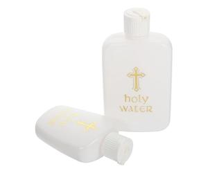 UPKOCH Bottiglie d Acqua Benedetta da 100ml e 60ml Facili da Pulire 2 Pezzi in Pp Riutilizzabili per Cerimonie Religiose e Riti
