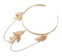 UPKOCH Bracciale Da Polso Regolabile Ciondolo a Nappa e Catena, in Ferro, Per Uso Quotidiano e Feste, Colore Oro, Cod I2b09ocx58we18r5fxh1zukl