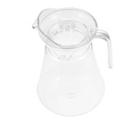 UPKOCH Brocca in acrilico con coperchio, , acqua calda e fredda, caraffa per succhi di frutta, bibite, ghiaccio, bollitore 1,5 l Immagine 1