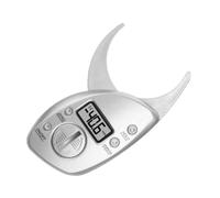 UPKOCH Calibro Digitale per Misurazione Grasso Corporeo Argento Leggero Indicatori Facili da Leggere per Casa e Palestra Strumento Portatile di Analisi Grasso