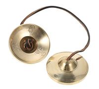 UPKOCH Campana Tibetana Per Meditazione Strumento Percussione Per Yoga Campana Da Meditazione Con Tono Per Principianti Ed Esperti Strumento Musicale Tradizionale Per Energia Positiva