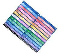 UPKOCH Carte Didattiche Sulle Frazioni e Decimali per Ragazzo Ragazza, Kit per Scuola Materna e Primaria, Materiale Colorato per Apprendimento Interattivo a Casa in Aula, Set Educativo