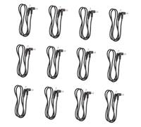 UPKOCH Cavo di Alimentazione Dc Materiale Plastico e Metallo 5.5x2.1mm 12 Pezzi Anti-graffio e Isolamento Rumore per Pedale Chitarra Elettrica per Performance