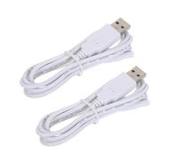 UPKOCH Cavo di ricarica USB universale da 2 pezzi, cavo di ricarica con estremità a otto da 1,24 m, cavo di ricarica per idropulsore, rasoio, strumenti di bellezza
