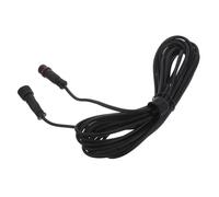 UPKOCH Cavo Prolunga per Lampada da Esterno 5m Resistente alle Intemperie Doppio Pin per Faretti Solari da Giardino e Terrazza, Cavo di Alimentazione Trasparente ad Alta Tenuta