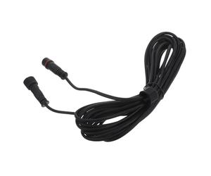 UPKOCH Cavo Prolunga per Lampada da Esterno 5m Resistente alle Intemperie Doppio Pin per Faretti Solari da Giardino e Terrazza, Cavo di Alimentazione Trasparente ad Alta Tenuta