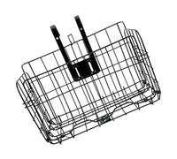 UPKOCH Cestino Anteriore Bici in Metallo Resistente AntiGraffio Grande capacità per Mountain Bike e Bici da Città Facile da Installare su Manubrio Portapacchi Pratico per Trasporto