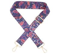 UPKOCH Cintura Banjo Regolabile con Motivo Colorato Retro Tracolla Resistente e Traspirante per Banjo Ukulele e Bassi Accessorio Musicale Durevole e Confortevole per Sostituzione e