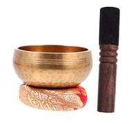 UPKOCH Ciotola Per Canti Di Buddha Tibetana Per Meditazione Con Mazzuolo Utilizzabile Come Strumento Terapeutico o Musicale Decorazione Per Casa