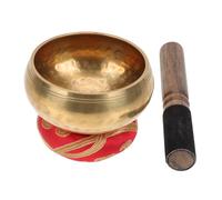 UPKOCH Ciotola Sonora Per Meditazione Decorativa Per Tempio Di Buddha Ciotola Tibetana Per Canti Semplice e Perfettamente Lavorata Leggera e Portatile Per Uso Quotidiano e Viaggio