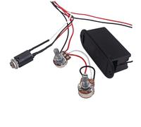 UPKOCH Circuito Equalizzatore A 2 Bande Compatibile Con Pickup Attivi Cablaggio Controllo Tono Basso Chitarra Circuito Preamplificatore Potenti Volume E Tono