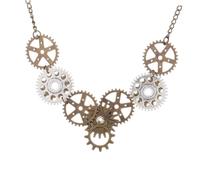 UPKOCH Collana Ciondolo Steam Gear in Stile Steampunk Gioielli Creativi da Collo per Donna Accessori Eleganti per Feste e Occasioni Speciali