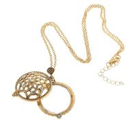 UPKOCH Collana Lunga Vintage con Lente d Ingrandimento Pendente Donna Elegante per Uso Quotidiano e Feste Design Unico e Resistente per Comfort Prolungato