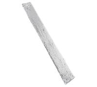 UPKOCH Collana Sciarpa Metallizzata Scintillante, 140 * 6cm, Argento, per Occasioni Formali e Feste Femminili