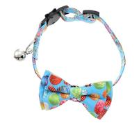 UPKOCH Collare per Gattini in Poliestere Resistente all Usura Fiocco Decorativo a Tema Carota e Uovo, Regolabile per Tutte Le Feste e Servizi Fotografici