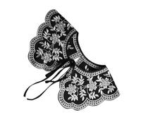 UPKOCH Colletto Finto Ricamato Floreale da Donna Colletto Decorativo per Camicia Scollatura Accessorio Abbigliamento Retrò Comodo e Traspirante per Maglioni e Camicette 1 Pezzo