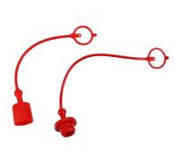 UPKOCH Coperchi Antipolvere per Raccordi Idraulici 3/4 Pvc Rosso 2 Set Protezione Resistente e Facile da Usare per Attacchi Rapidi